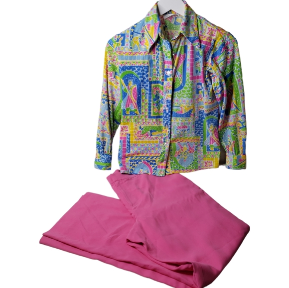 VTG Herman Geist Union 70's Novelty Neon Hipster Psychedelic Magic School Bus - Picture 4 of 15